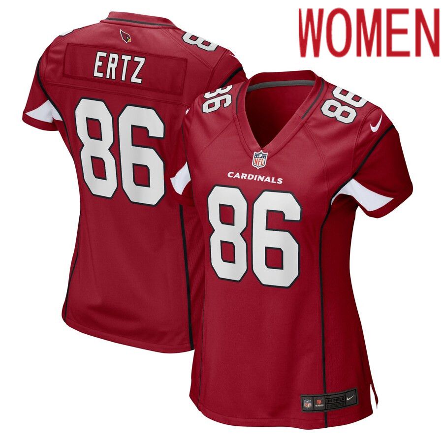 Women Arizona Cardinals 86 Zach Ertz Nike Cardinal Player Game NFL Jersey